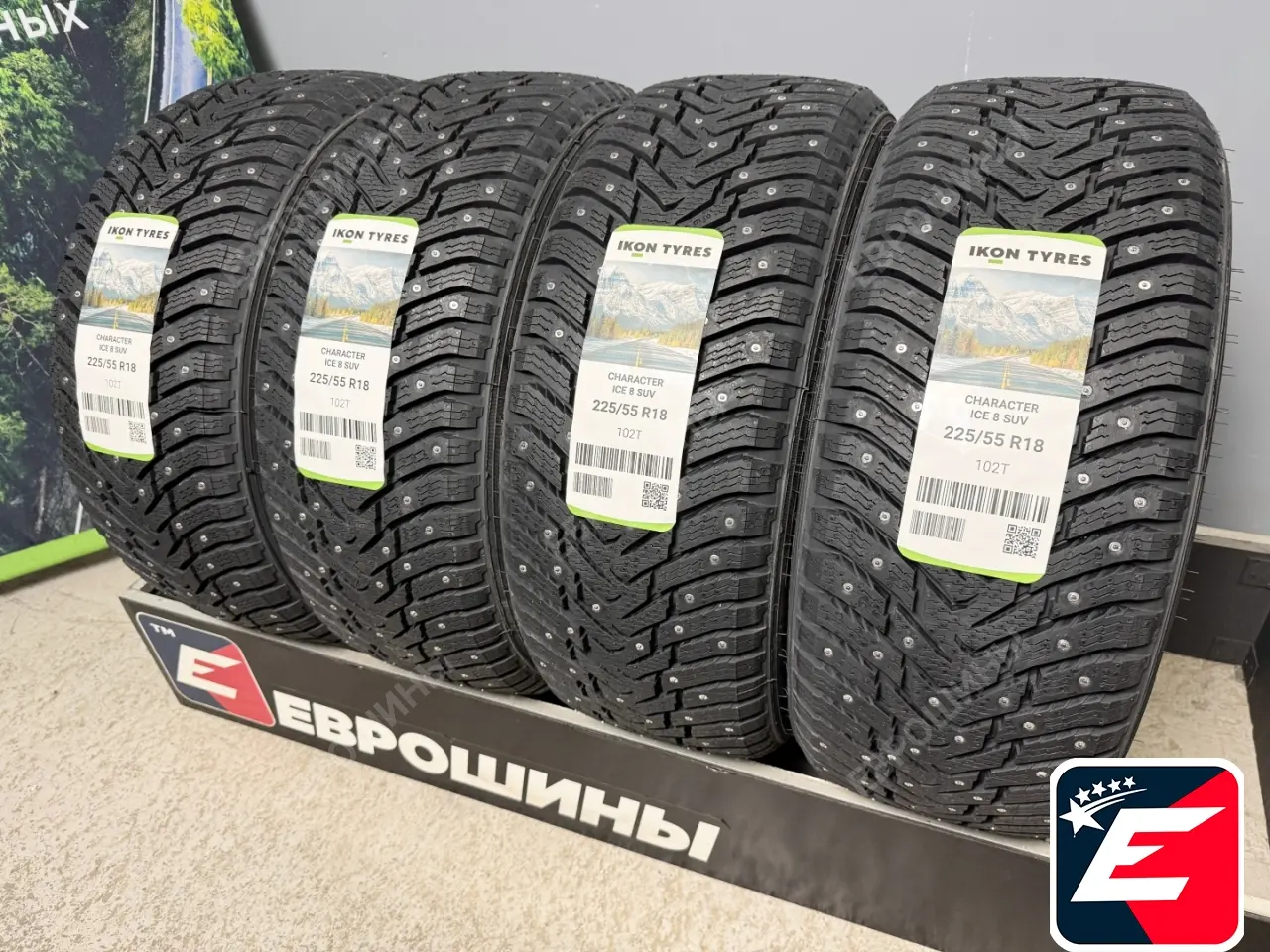 Ikon Tyres Character Ice 8 SUV 225/55 R18 102T