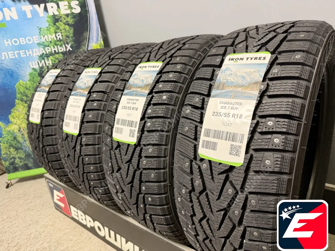 Ikon Tyres Character Ice 7 SUV 235/55 R18 104T
