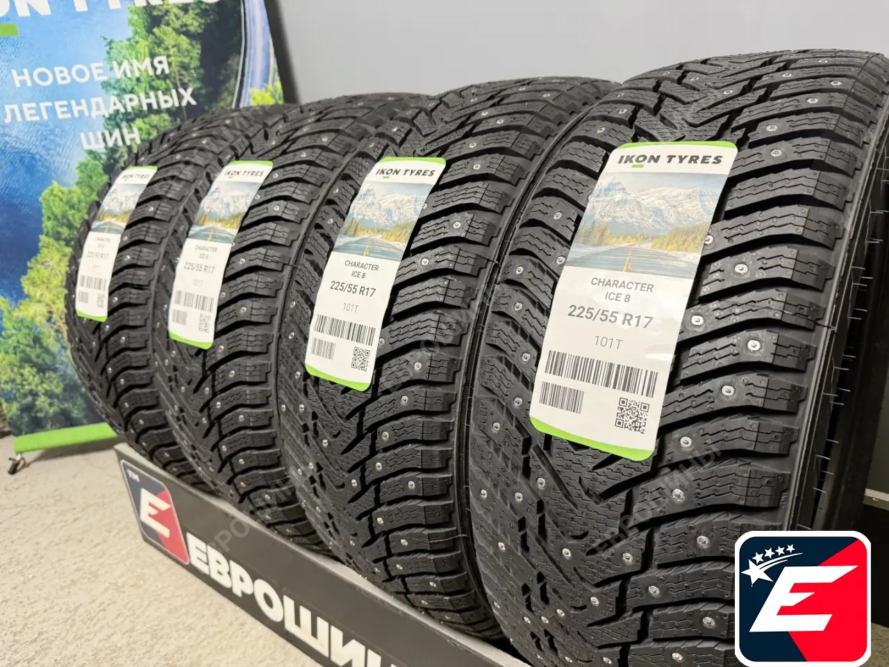 Ikon Tyres Character Ice 8 225/55 R17 101T