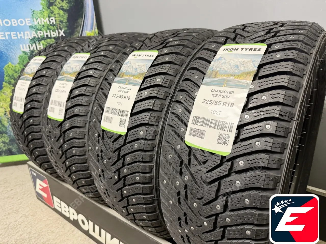 Ikon Tyres Character Ice 8 SUV 225/55 R18 102T