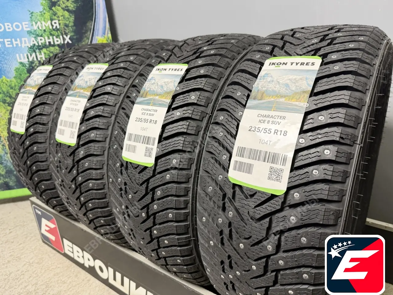 Ikon Tyres Character Ice 8 SUV 235/55 R18 104T