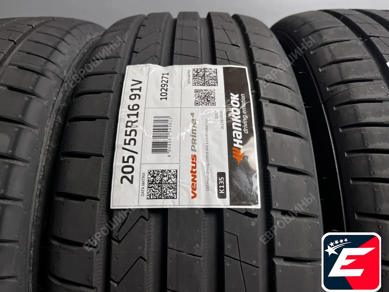 Hankook Ventus Prime4 K135 205/55 R16 91V