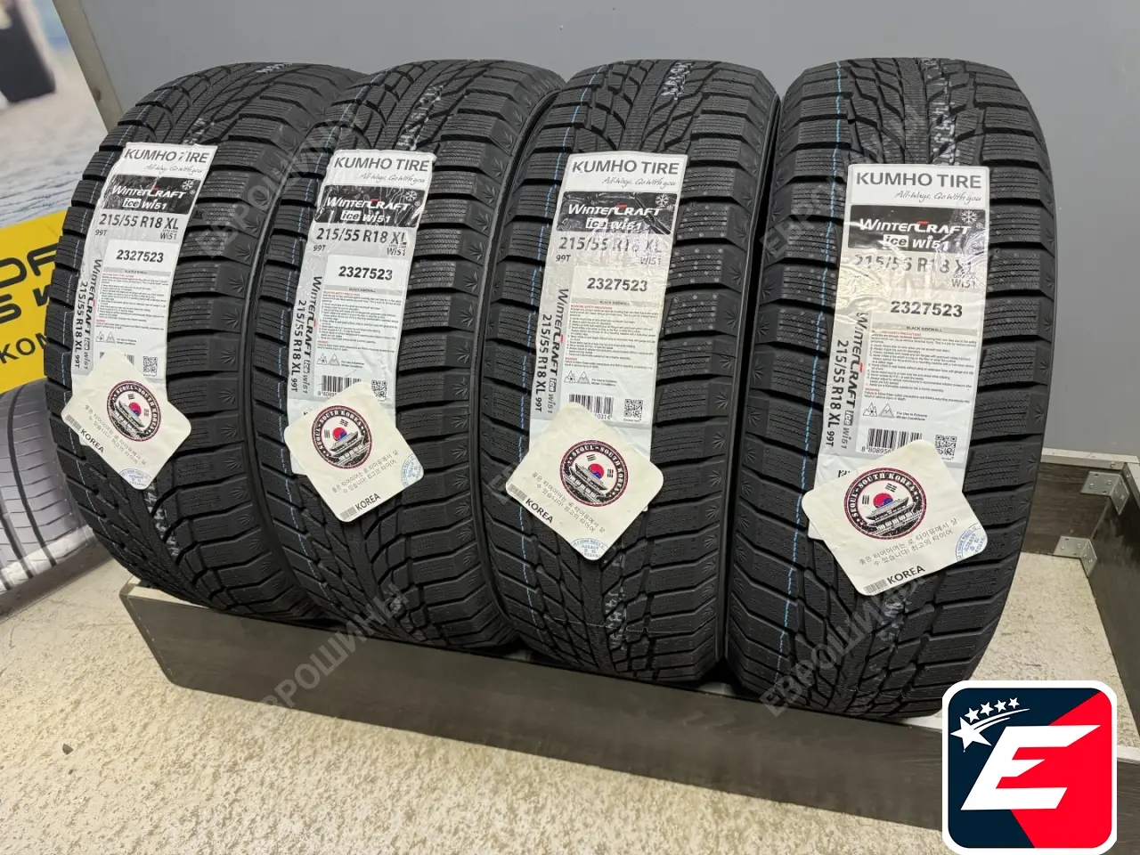 KUMHO WINTERCRAFT ICE WI51 215/55 R18 99T XL