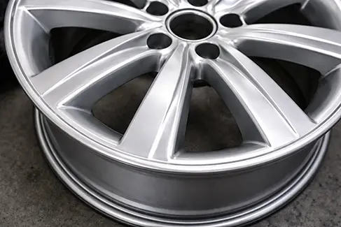 Диск после покраски