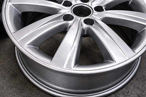 Диск после покраски